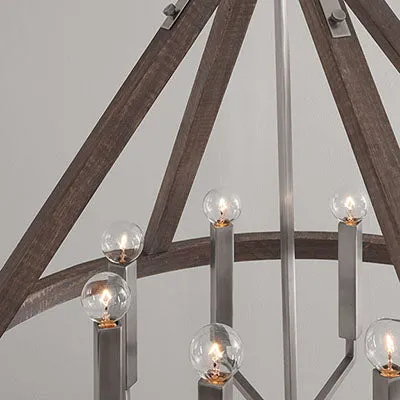 HUGO 8 LIGHT CHANDELIER