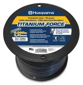 Husqvarna 639005106 Titanium Force Weed Wacker Trimmer Line 3LB 840' Spool .095"