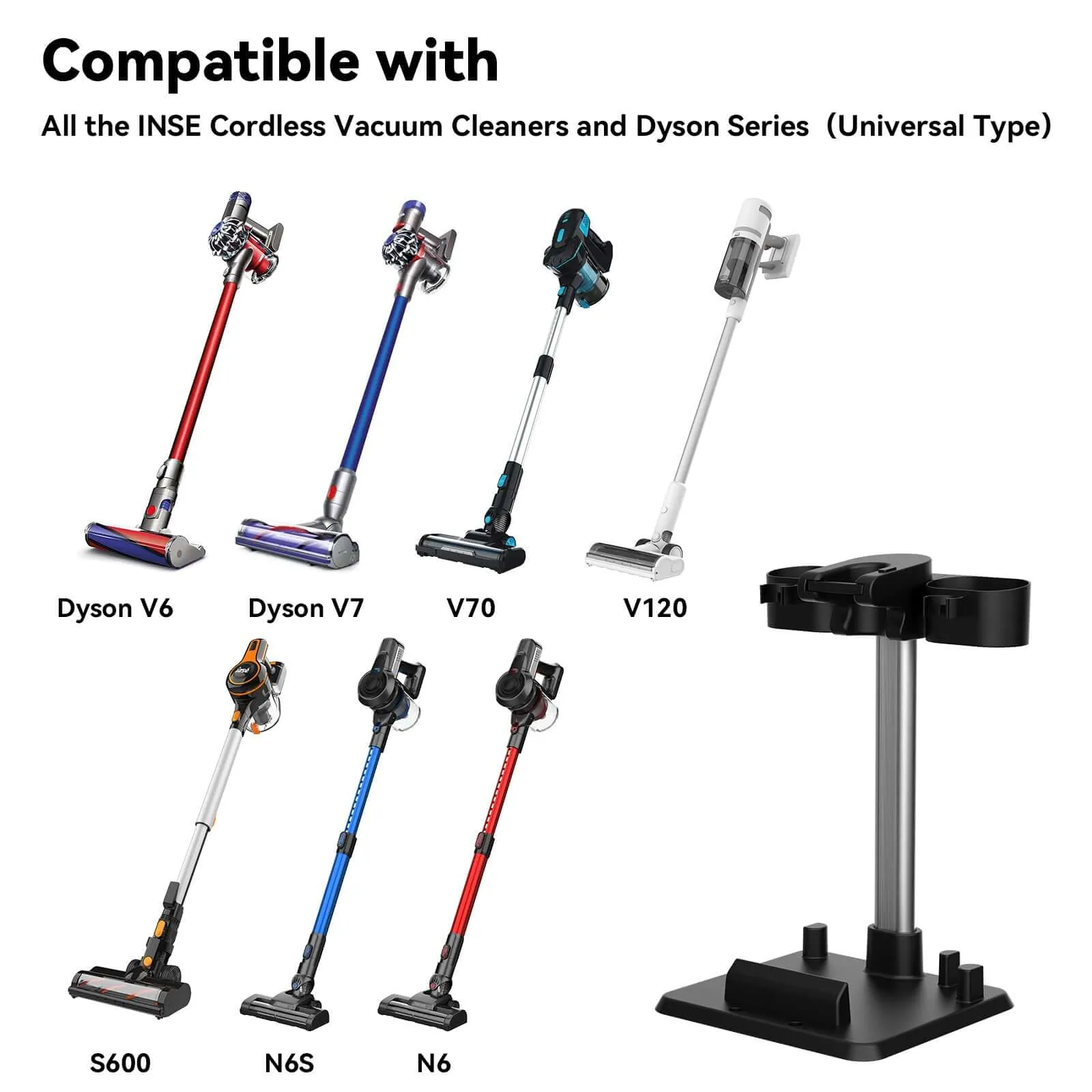 INSE Vacuum Stand for Cordless Vacuums