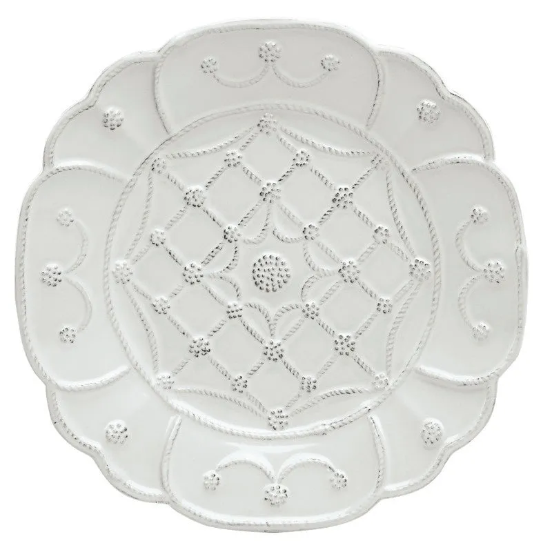 Juliska Jardins du Monde Whitewash Villandry Dessert/Salad Plate