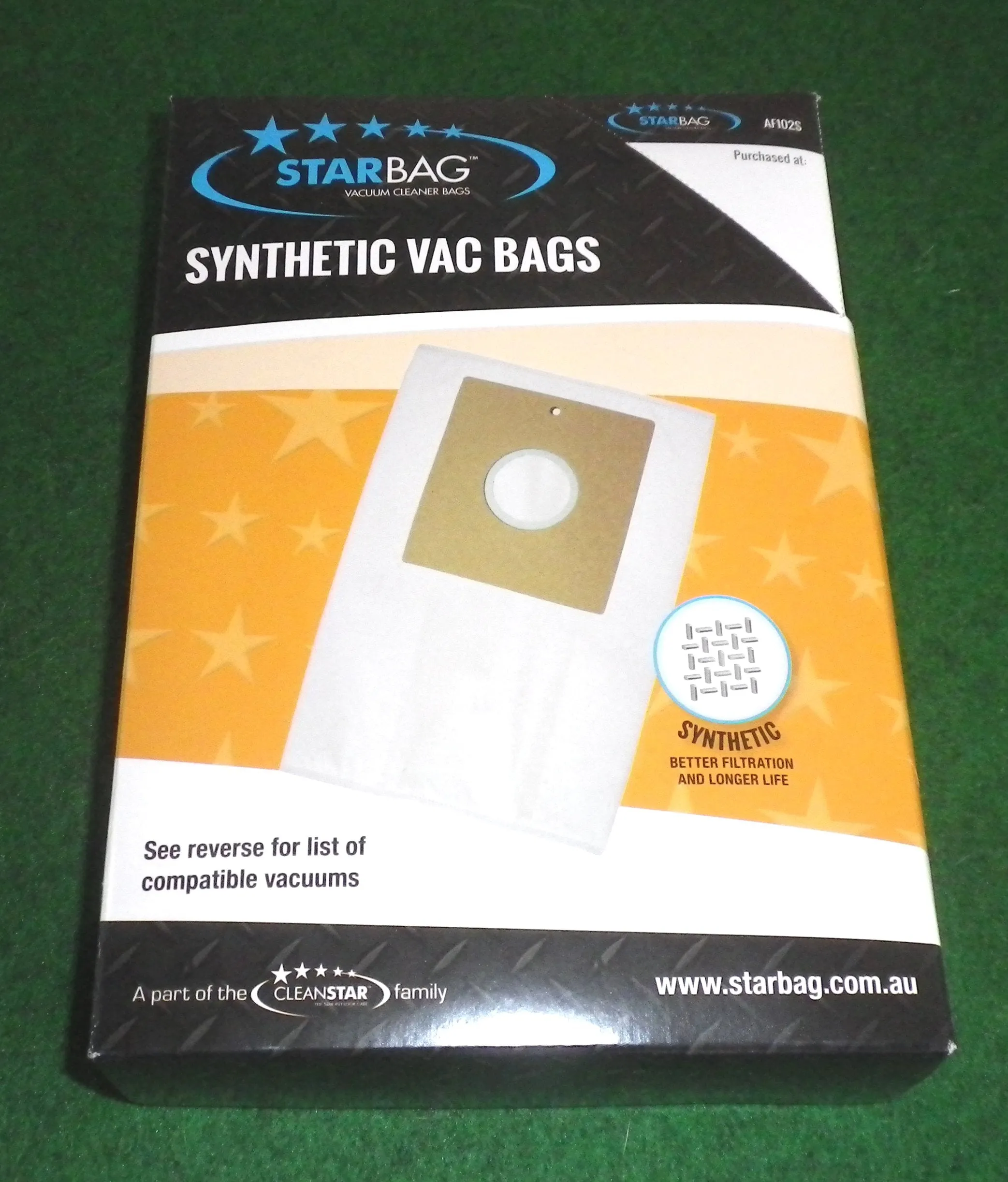 Kambrook, Nilfisk, Goldstar, Sanyo Synthetic Vacuum Bags - Part # AF102S