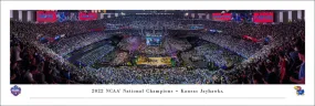 Kansas Jayhawks 2022 NCAA Men's Basketball Champions Panoramic Poster Print - Blakeway