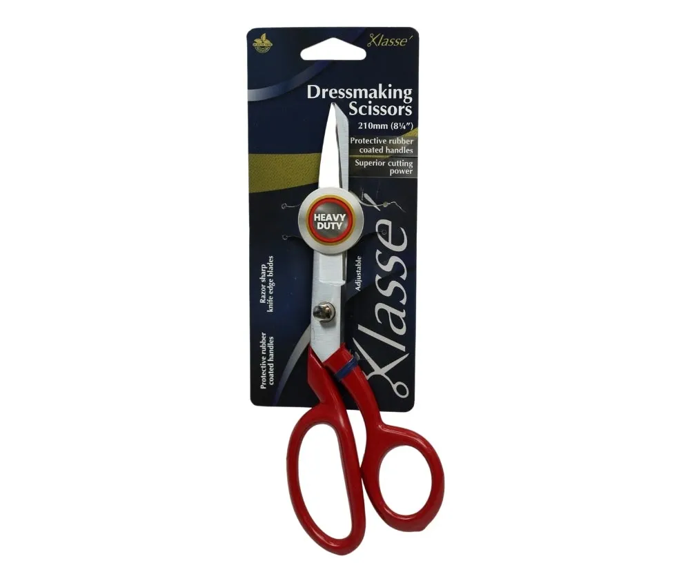 Klasse Pro Dressmaking Shears Red 8"