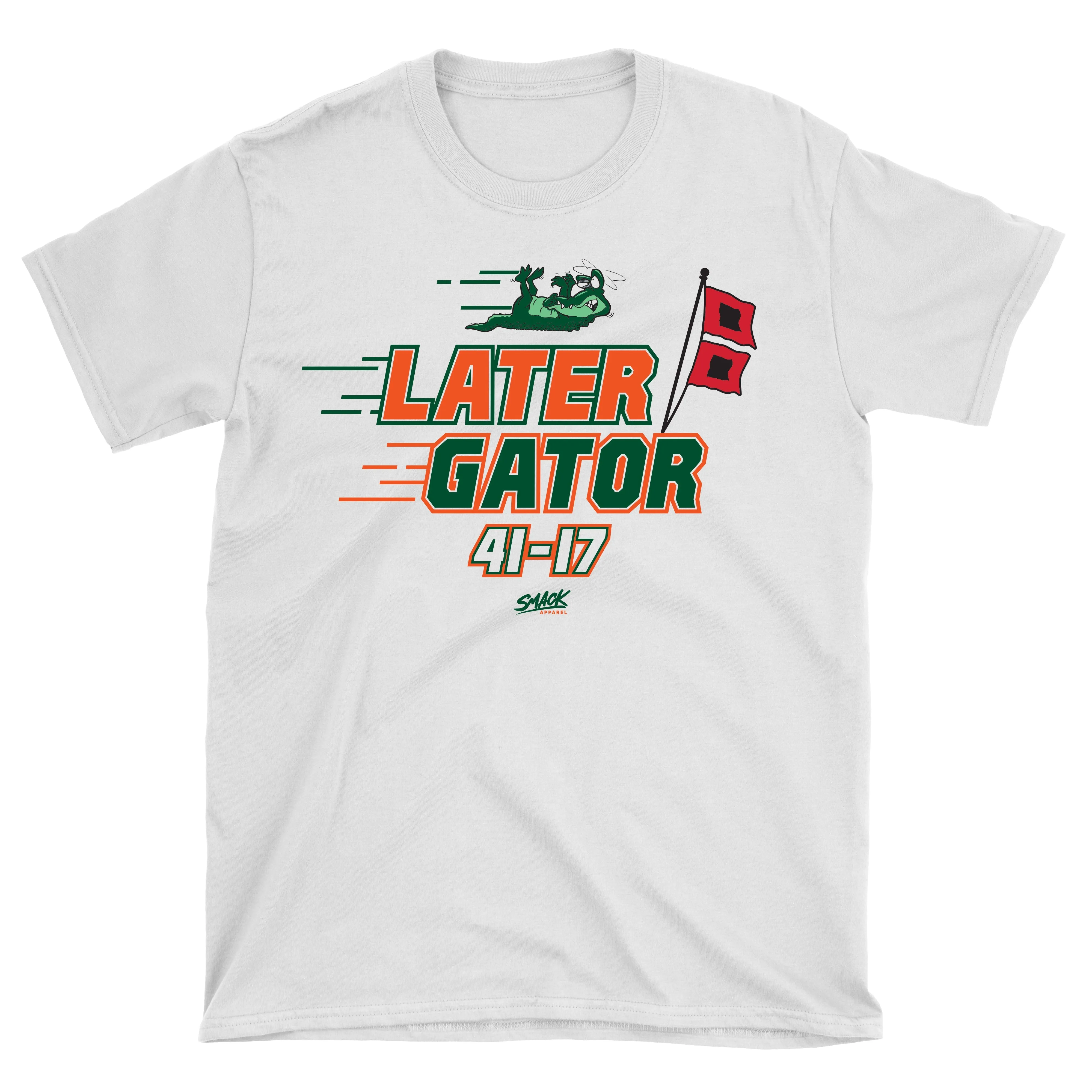 Later Gator - Score T-Shirt for Miami College Fans (SM-5XL)