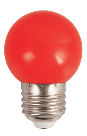 LED Bulb G45 1.5W Red E27