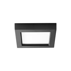 LED Ceiling Mount from the Altair Collection in Black Finish by Oxygen