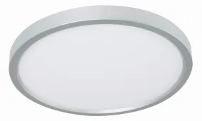 LED Flush Mount from the Edge Round Collection in Satin Nickel Finish by AFX Lighting