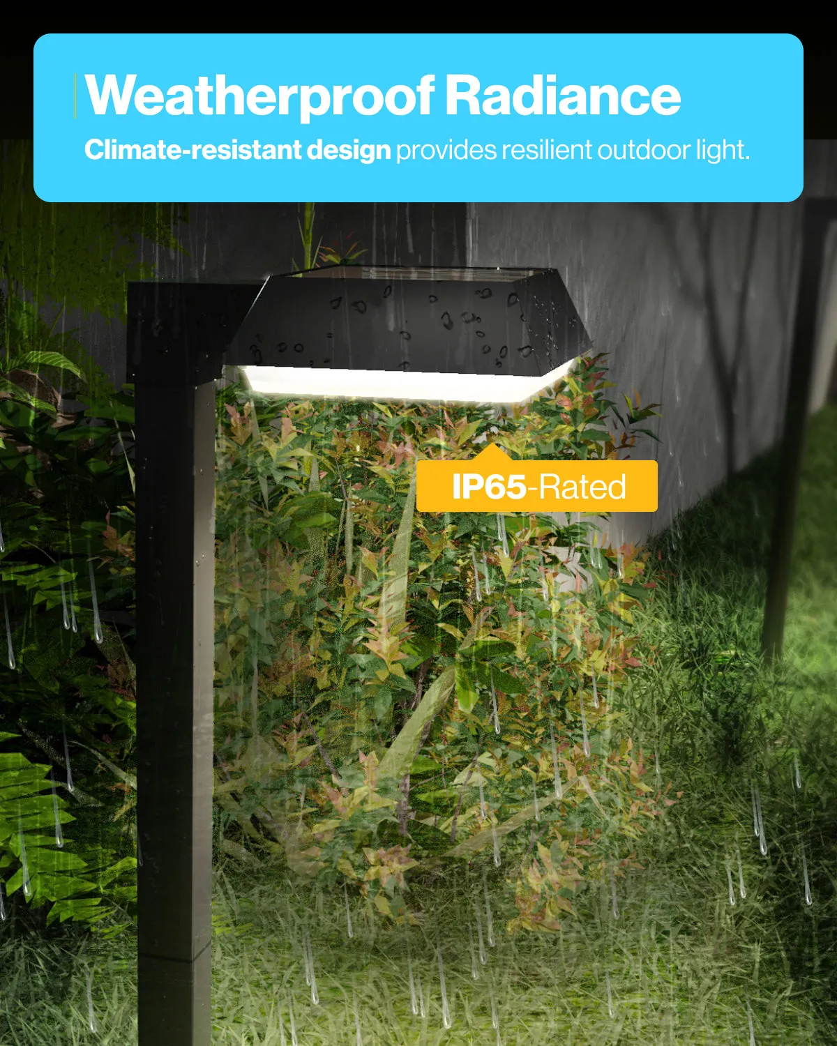 LED Solar Sidewalk Lights, Dusk To Dawn, 150 Lumens