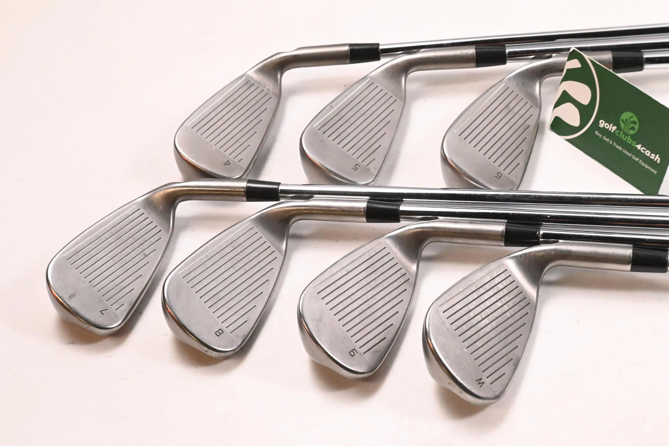 Left Hand Ping GMax Irons / 4-PW / Brown Dot / Regular Flex AWT 2.0 Shafts