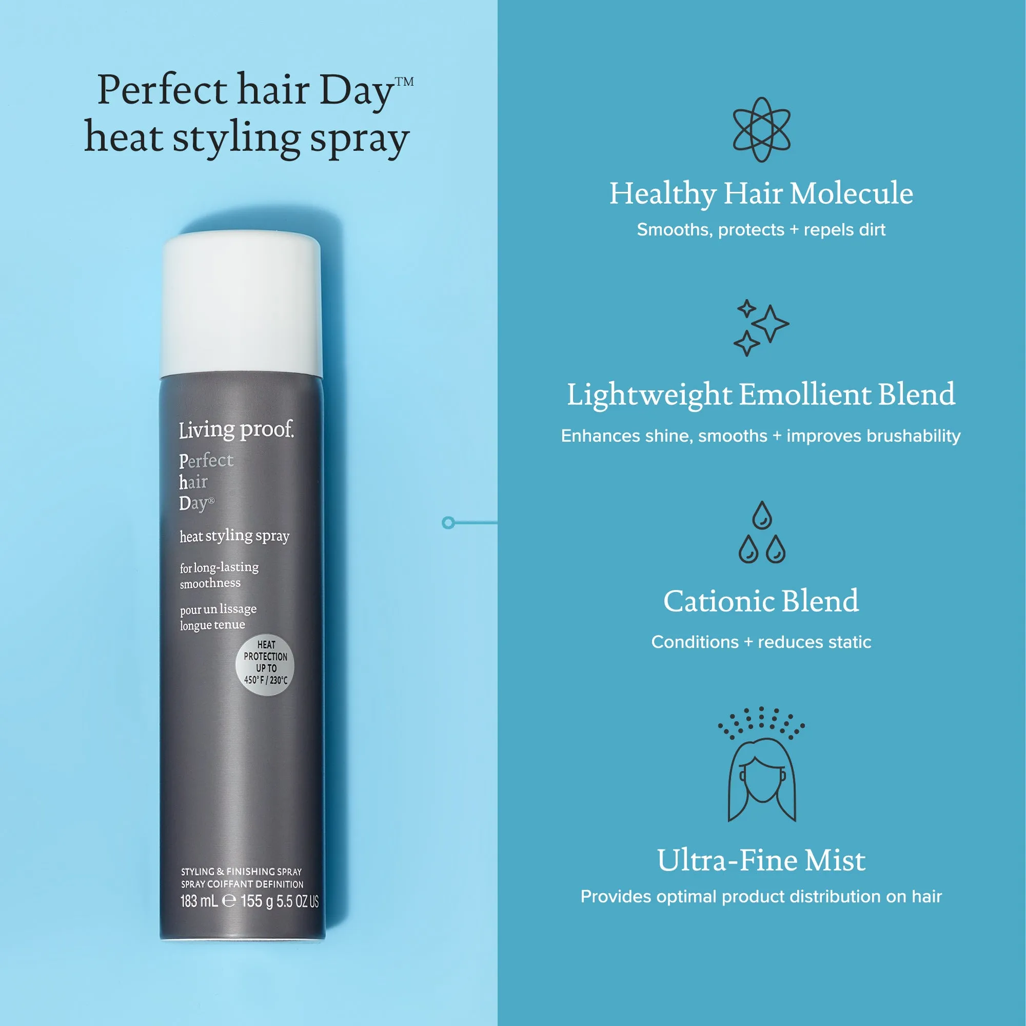 Living Proof Perfect Hair Day Heat Styling Spray