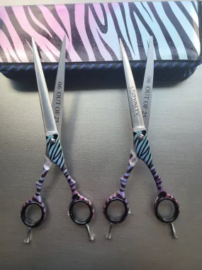 Loyalty Pet “Wild Side” 2 pc Shear Set With Matching Shear Case   Gifts