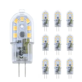 Lumina Lighting® 2W G4 LED Bulb | AC/DC 12V 3000K Warm White, 190 Lumens | (10-Pack)