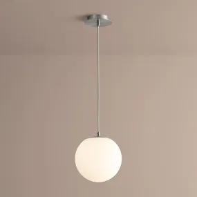 Luna 10" Globe Pendant - Satin Nickel