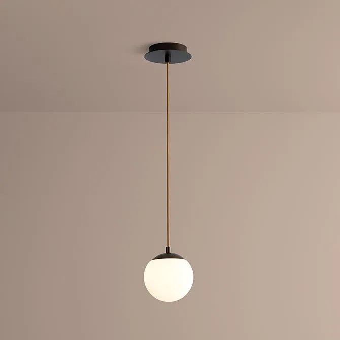 Luna 6" Globe Pendant - Oiled Bronze