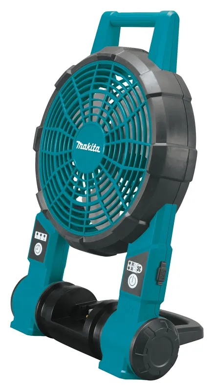 Makita DCF201Z Jobsite Fan, Tool Only, 18 V, 5 Ah, 2-Speed, Includes: (1) AC Adapter :EA: QUANTITY: 1