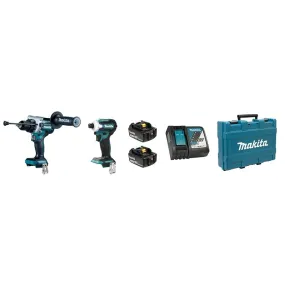 Makita DLX2411T  -  18V 2 Tool Combo Kit ( 5Ah )