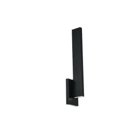 Mako 22 In. 2 Lights LED Outdoor Wall Sconce 3000K Black Finish