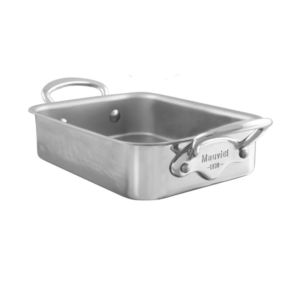 Mauviel Stainless Steel Roasting Pan, 7 x 4-In