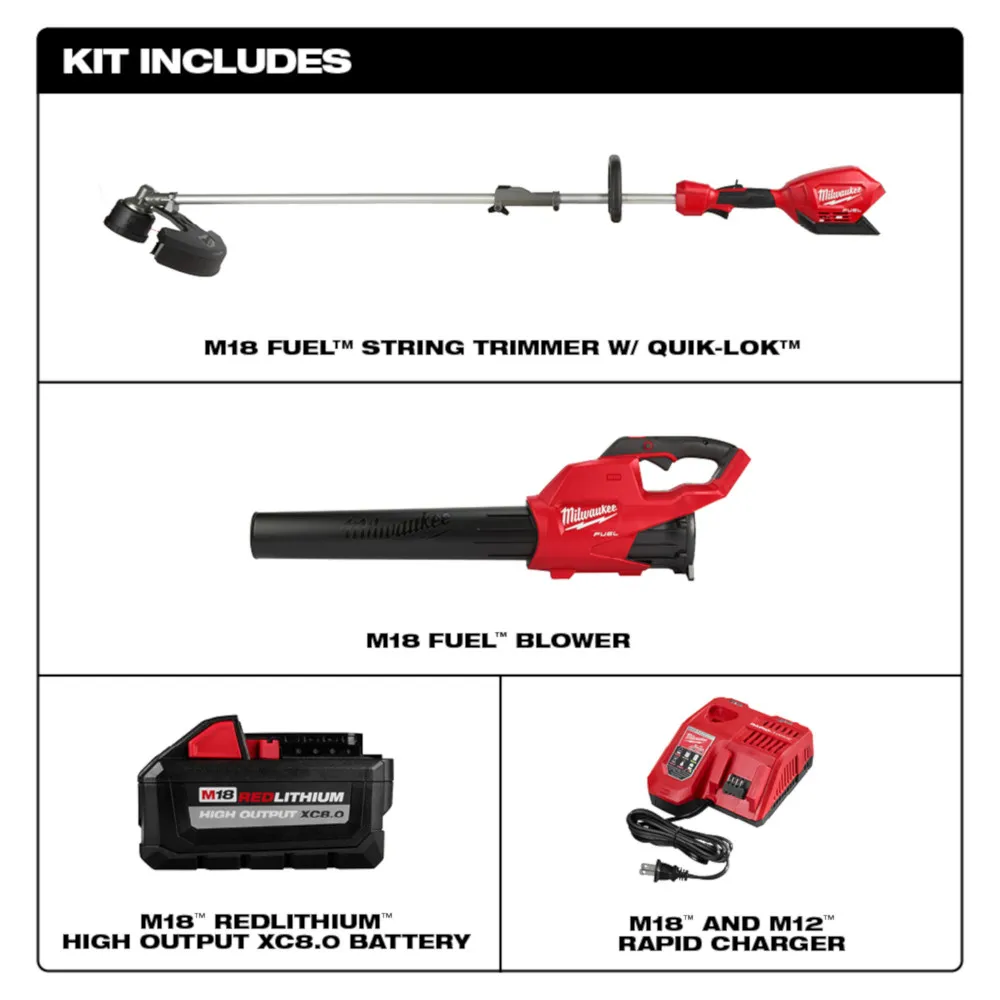 Milwaukee M18 Fuel 2 Tool Combo Kit