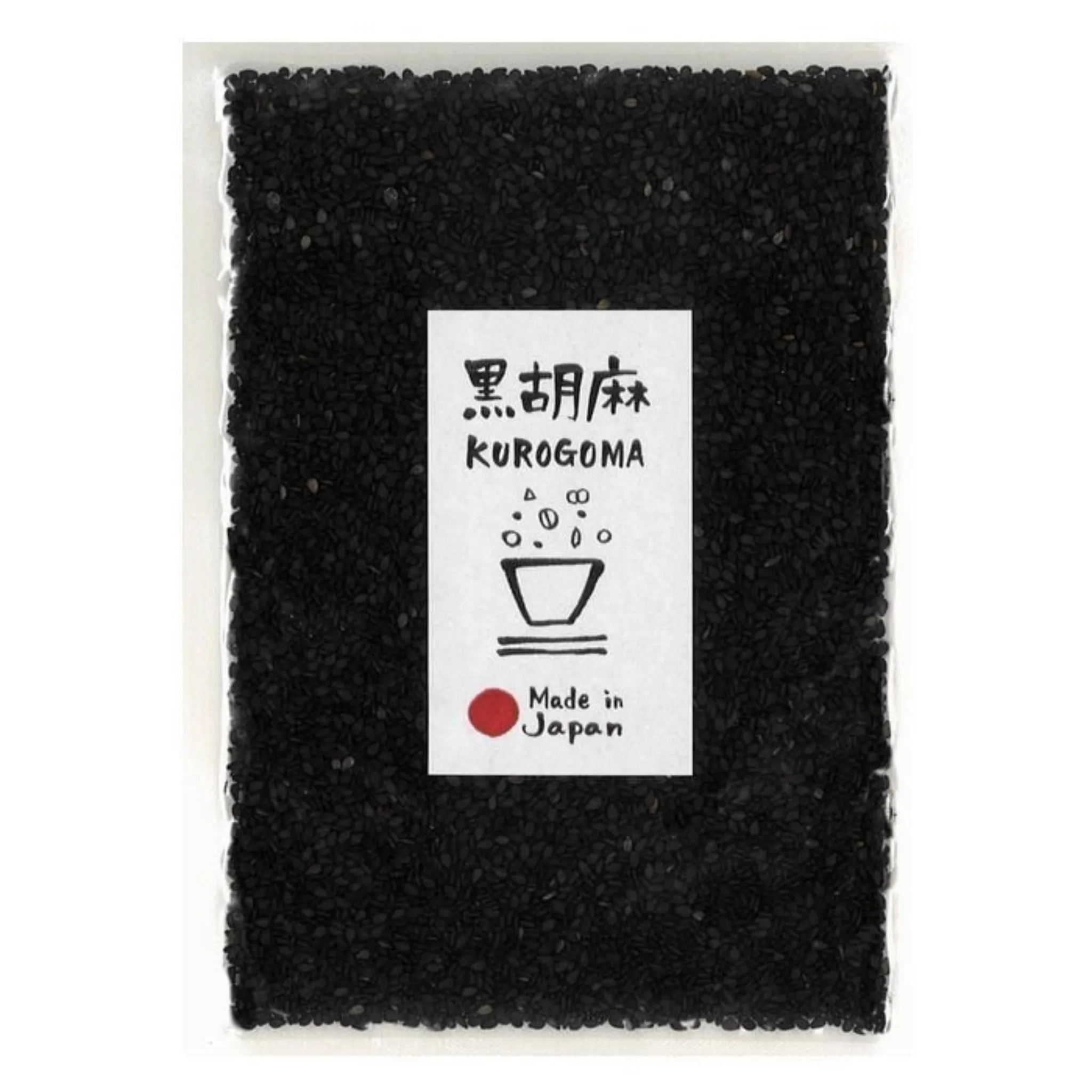 【MORIKA】Japanese black sesame seeds - 日本産洗い胡麻　黒 - 50g