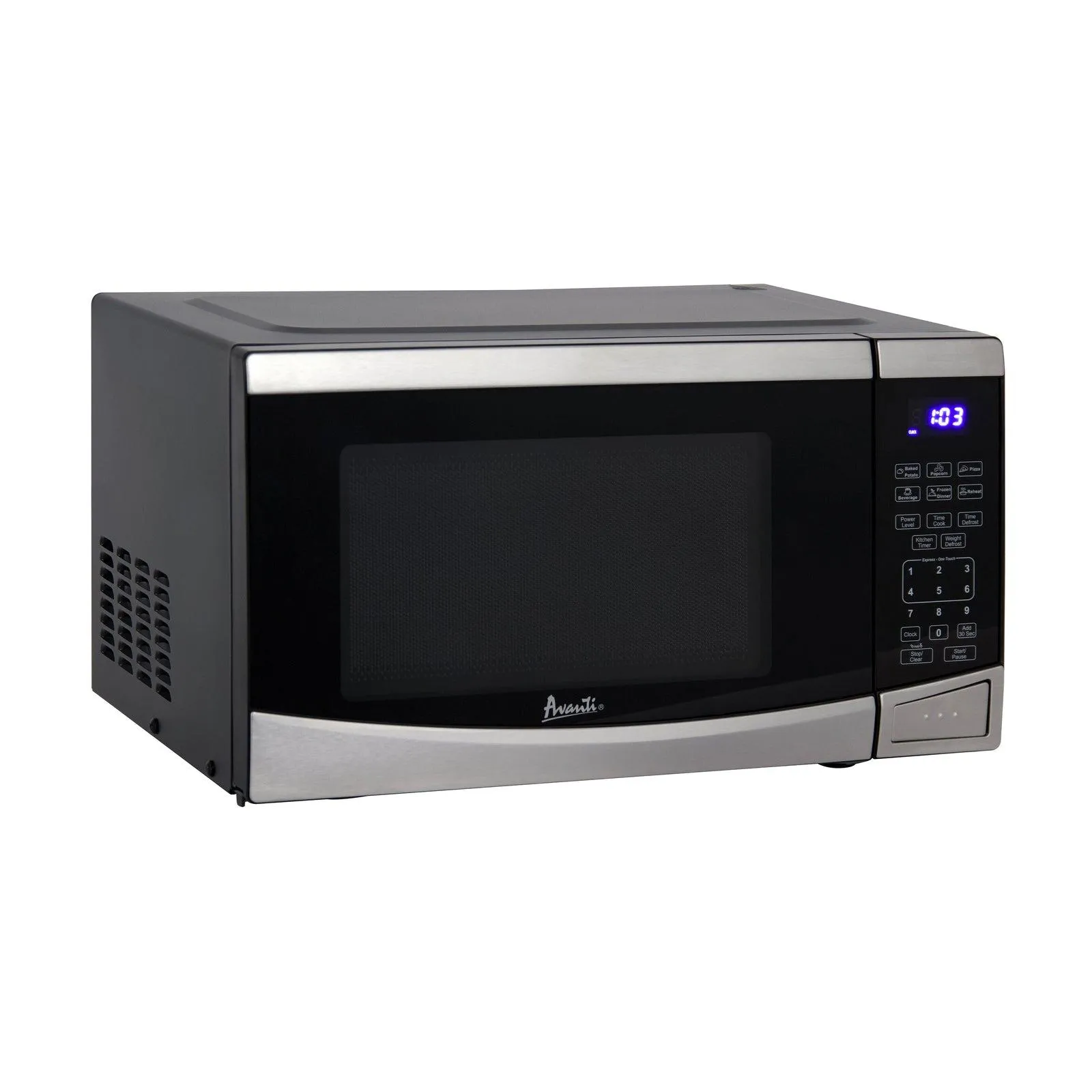 MT09V3S Avanti Countertop Microwave Oven, 0.9 cu. ft. - Stainless Steel / 0.9 cu. ft.