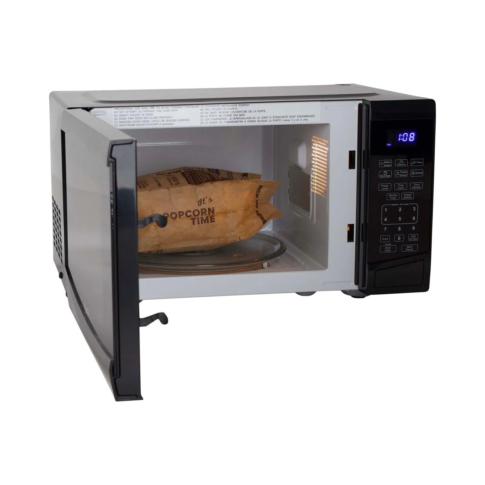 MT09V3S Avanti Countertop Microwave Oven, 0.9 cu. ft. - Stainless Steel / 0.9 cu. ft.