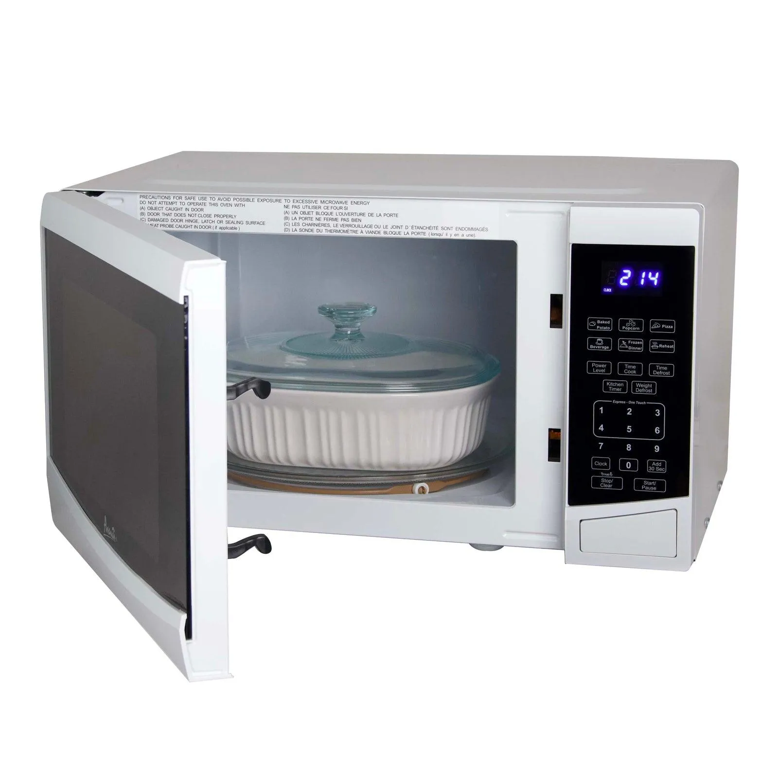 MT09V3S Avanti Countertop Microwave Oven, 0.9 cu. ft. - Stainless Steel / 0.9 cu. ft.