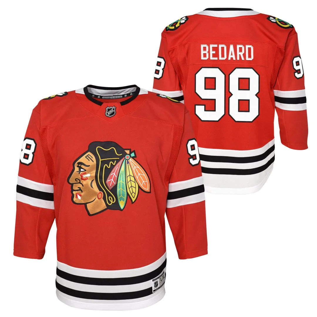 NHL Branded Youth NHL Chicago Blackhawks Connor Bedard Home Jersey