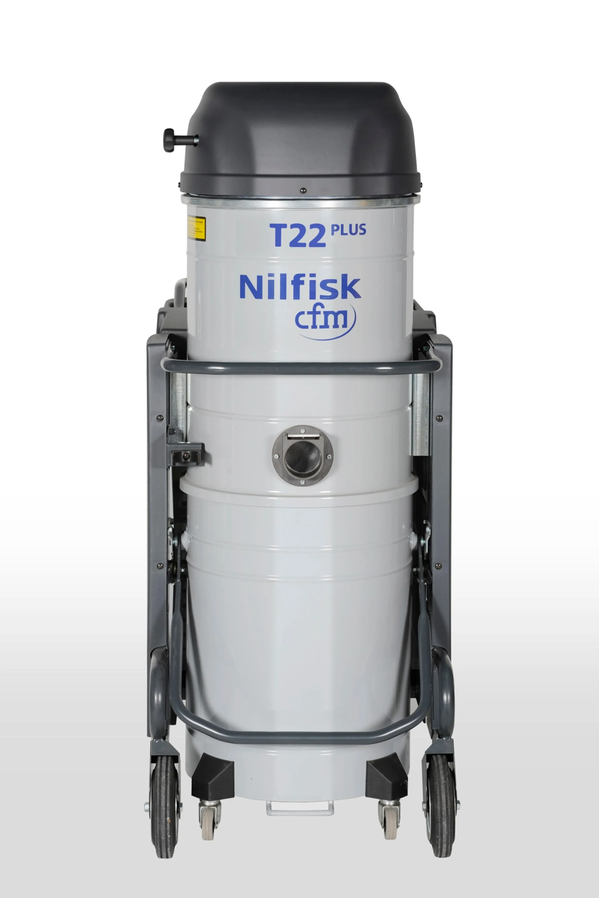 NilfiskCFM T22 PLUS L100 LC Z21 EXA ANZ Configured 2.2kW 3 Phase Industrial Vacuum Cleaner With 50mm Hose Kit