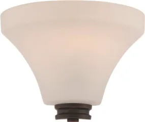 Nuvo Cody Led Bathroom Wall Sconce Mahogany Bronze 11 X 8-1/8 Inch  Uses (1) 9.8-Watt Led Gu24 Base Lamp