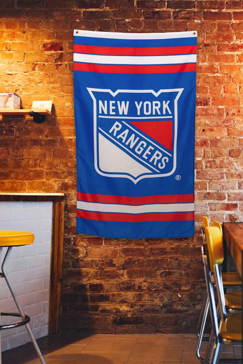 Official NHL New York Rangers Ultimate Fan Wall Banner