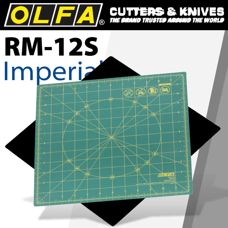 OLFA OLFA ROTATING MAT INCHES GRID 12 X 12 300 x 300mm MAT RM-12S