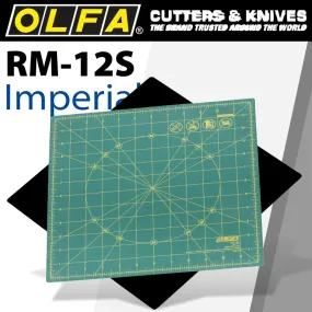 OLFA OLFA ROTATING MAT INCHES GRID 12 X 12 300 x 300mm MAT RM-12S