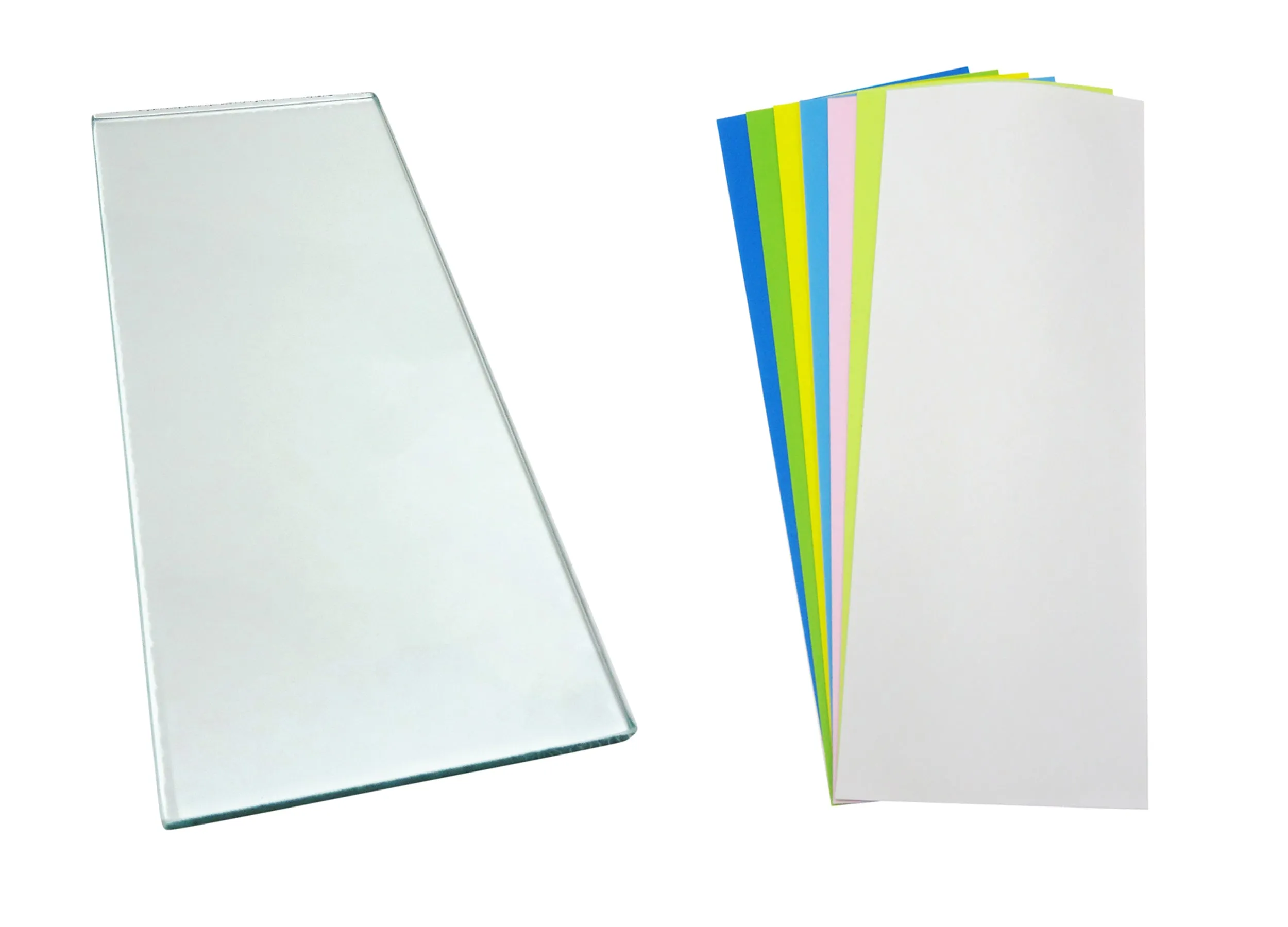 One sheet 5/16 x 5 x 12 Float Glass with 7 Sheets 3M™ PSA Lapping Film for Scary Sharp System