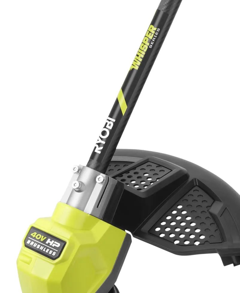 Open Box - RYOBI 40V HP Brushless Whisper Series 17 in. Cordless Battery Carbon Fiber Shaft String Trimmer w/ 6.0 Ah Battery & Charger