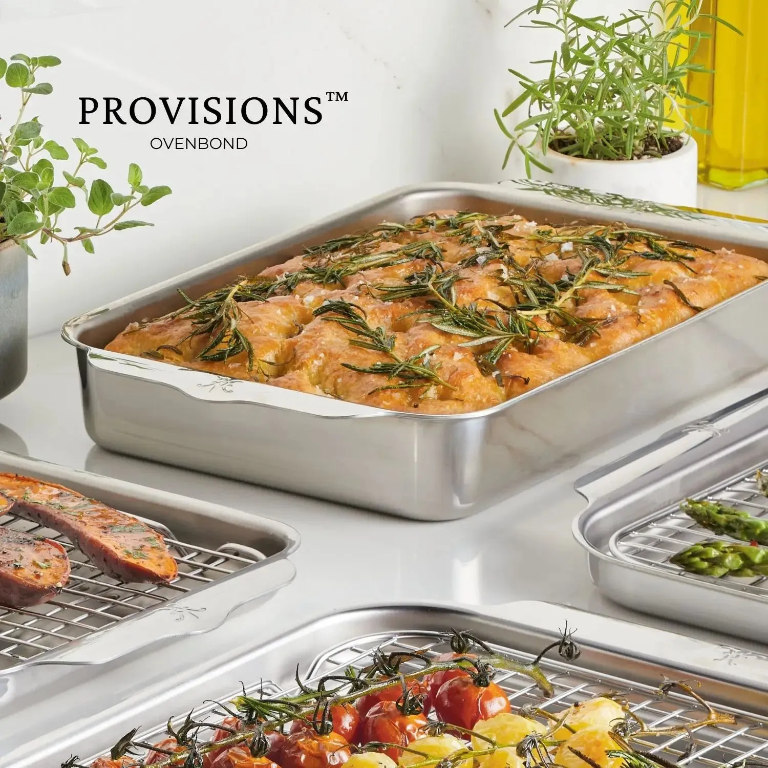 OvenBond Tri-ply Rectangular Baker