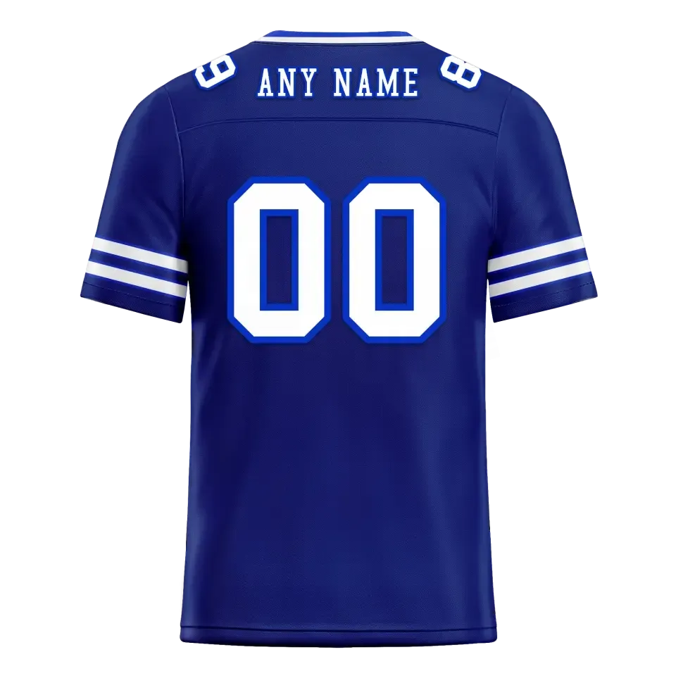 Personalized Trendy Football Jersey, Custom Breathable Fan's Jersey with Print On Demand,Team Jersey Style 81-160