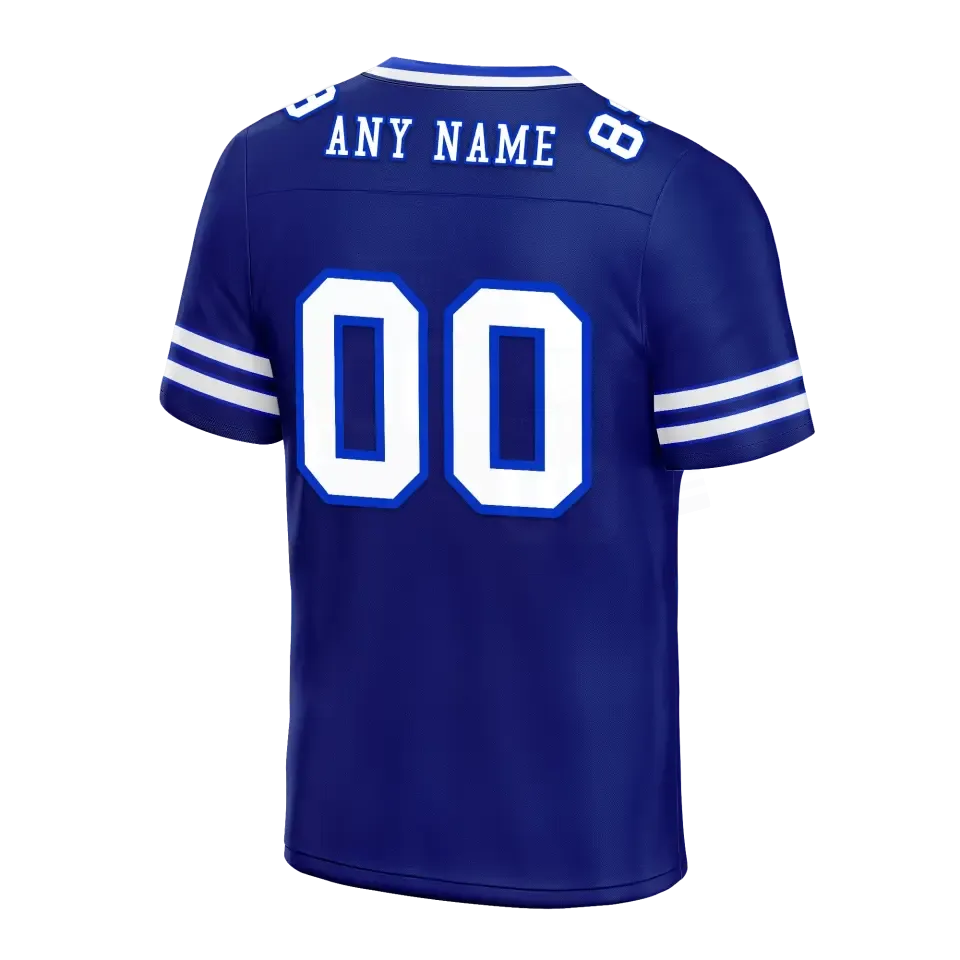 Personalized Trendy Football Jersey, Custom Breathable Fan's Jersey with Print On Demand,Team Jersey Style 81-160