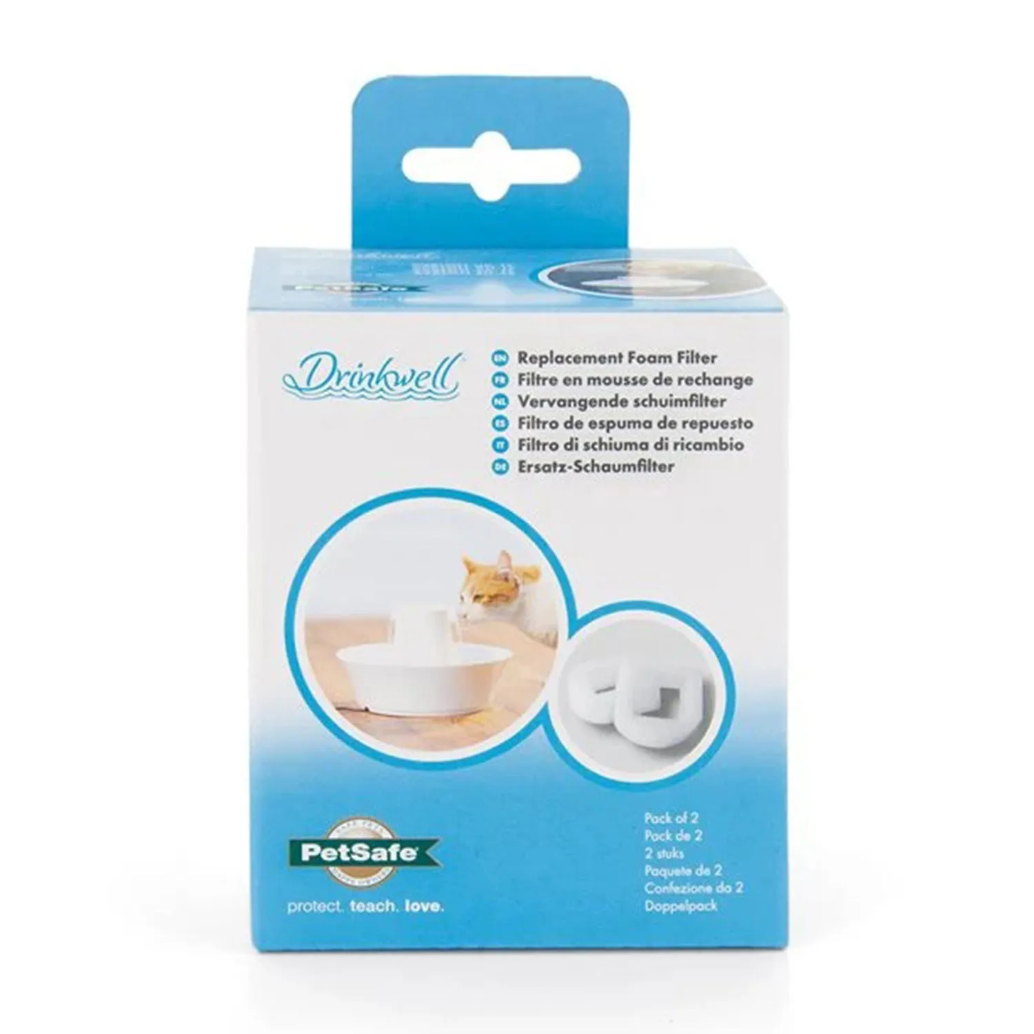 PetSafe Drinkwell Replacement Foam Filters - 2 Packs