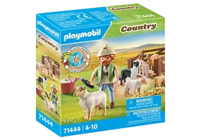 Playmobil - 71444 | Country: Young Shepherd with Flock of Sheep