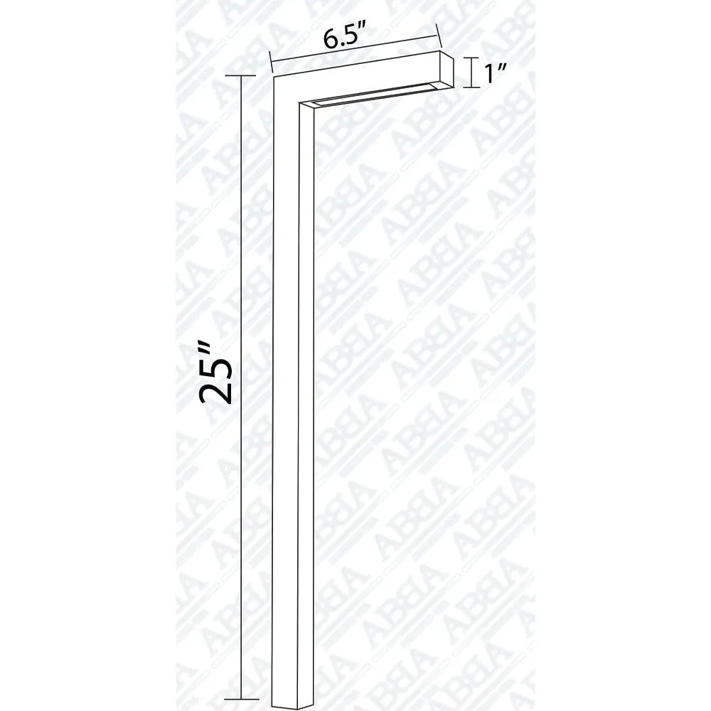 PLB07 Integrated 3W LED Brass L-Shaped Low Voltage Landscape Lighting Path Light