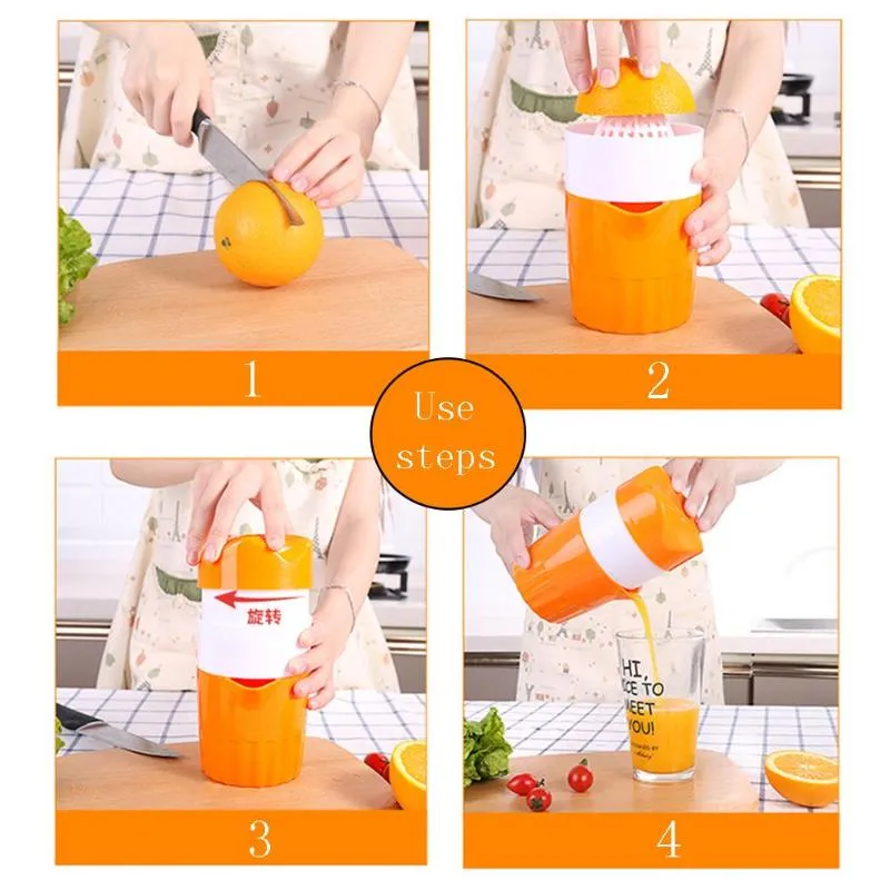 Portable Manual Citrus Juicer for Orange Lemon Fruit Squeezer 100% Original Juice Child Healthy Life Potable Juicer Machine