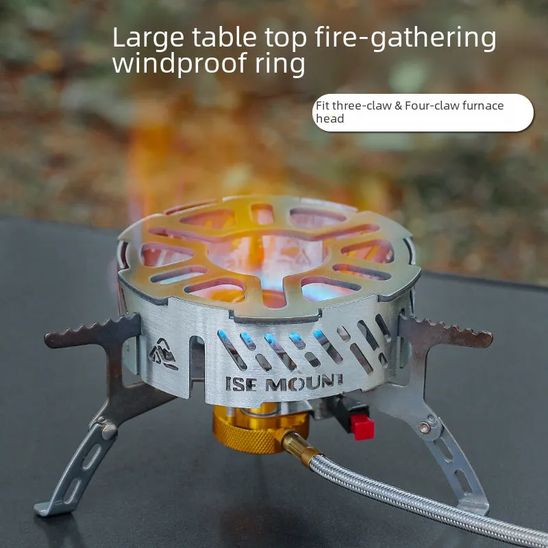 Portable Stainless Steel Windshield for Outdoor Stoves