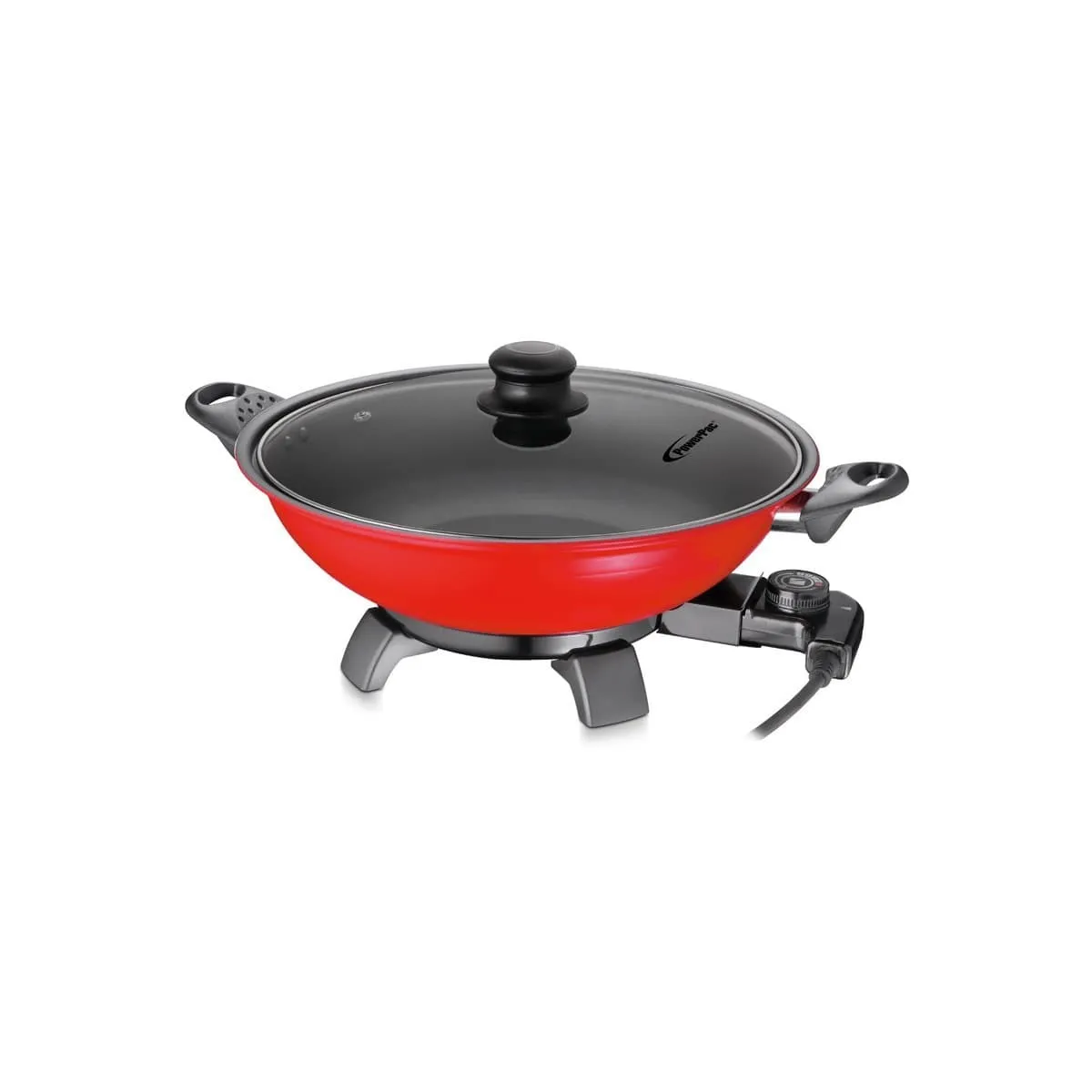 POWERPAC PPEC810 1 INCH ELECTRIC WOK & STEAM BOAT