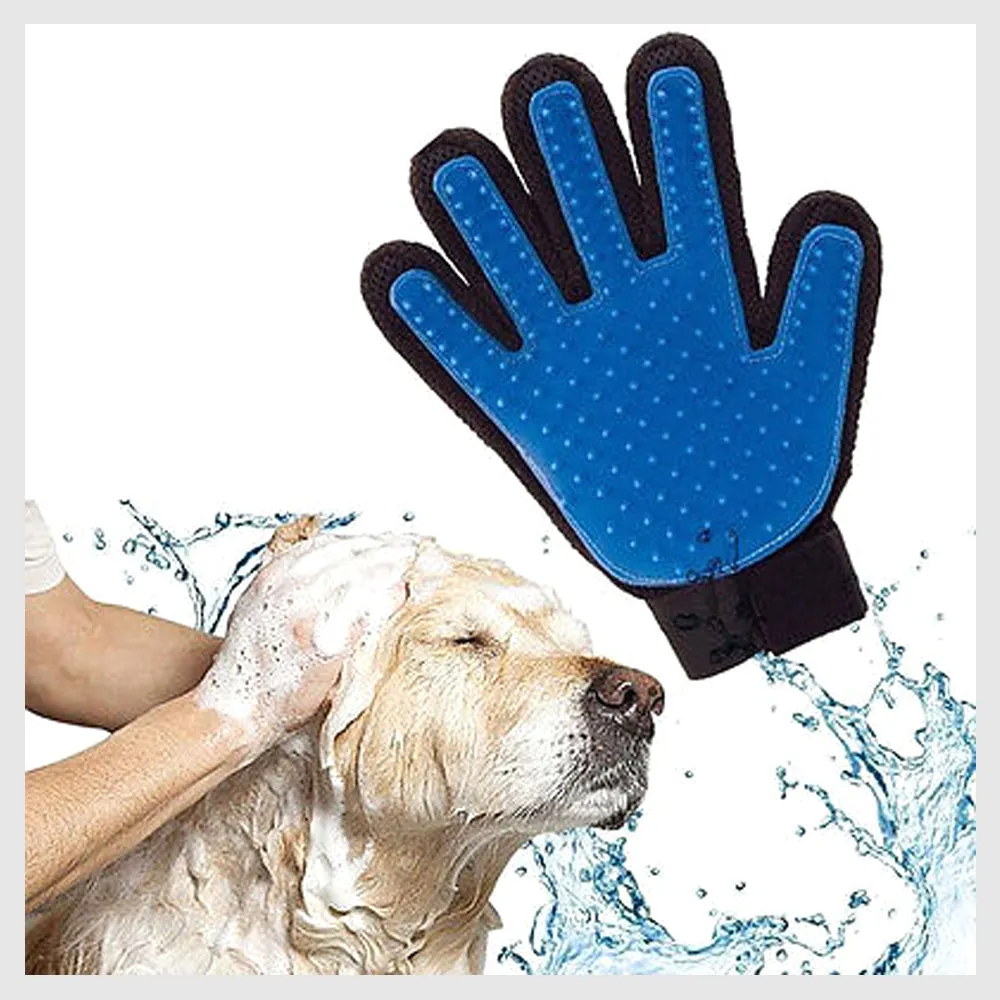 Premium Pet Grooming Glove - Gentle Massage and Fur Removal