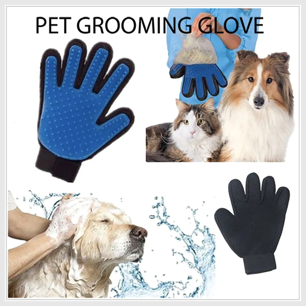 Premium Pet Grooming Glove - Gentle Massage and Fur Removal