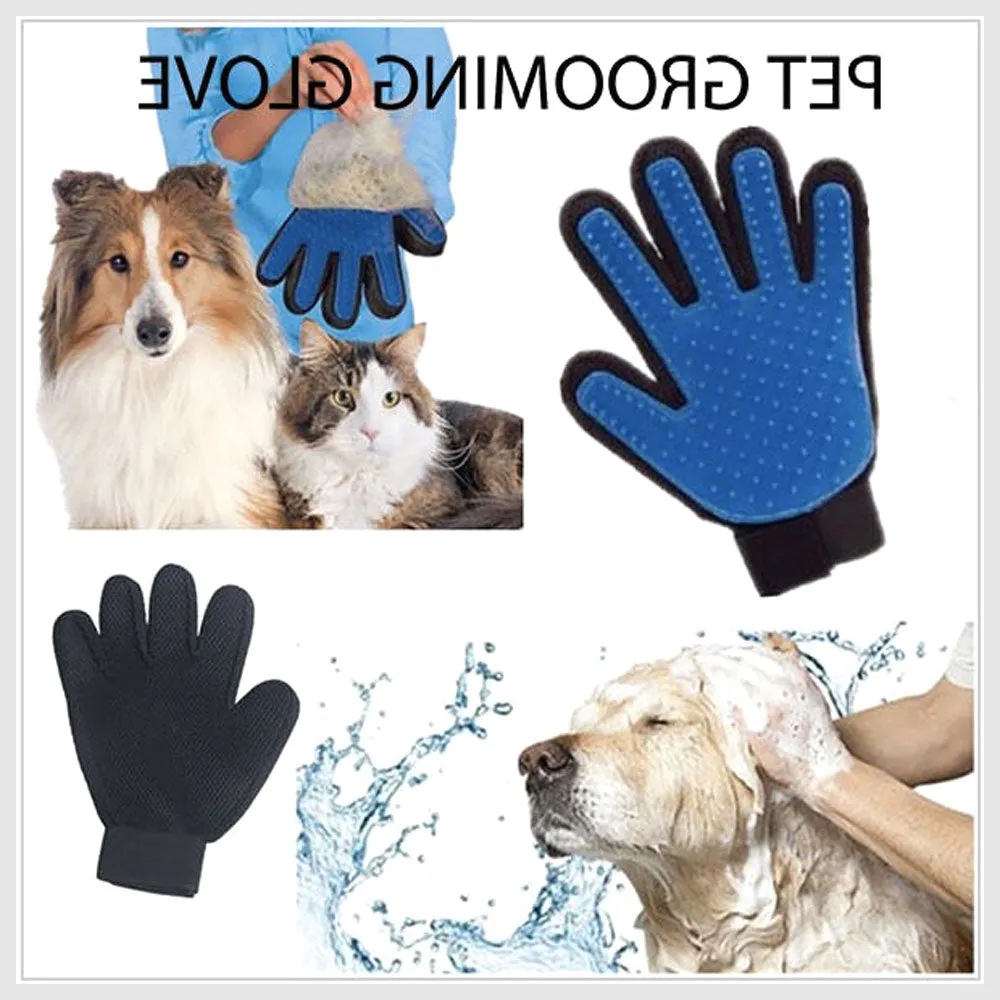 Premium Pet Grooming Glove - Gentle Massage and Fur Removal