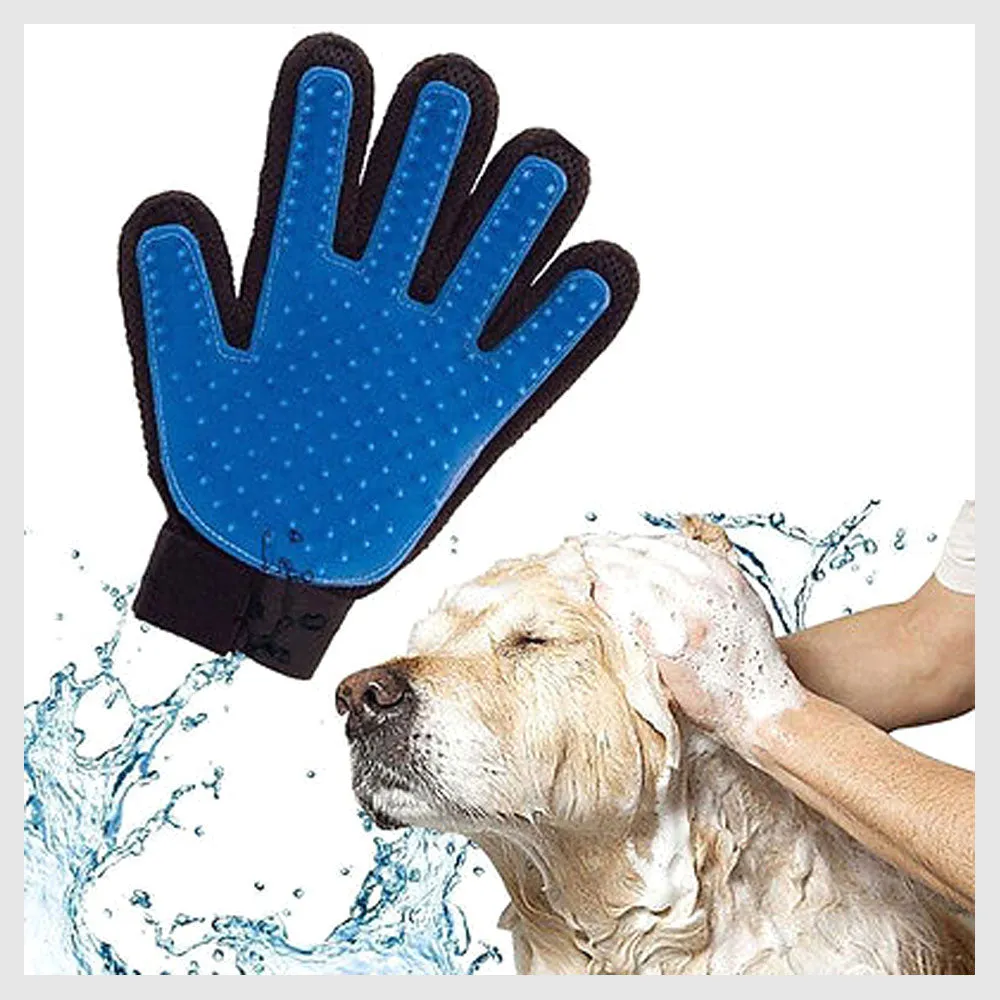 Premium Pet Grooming Glove - Gentle Massage and Fur Removal