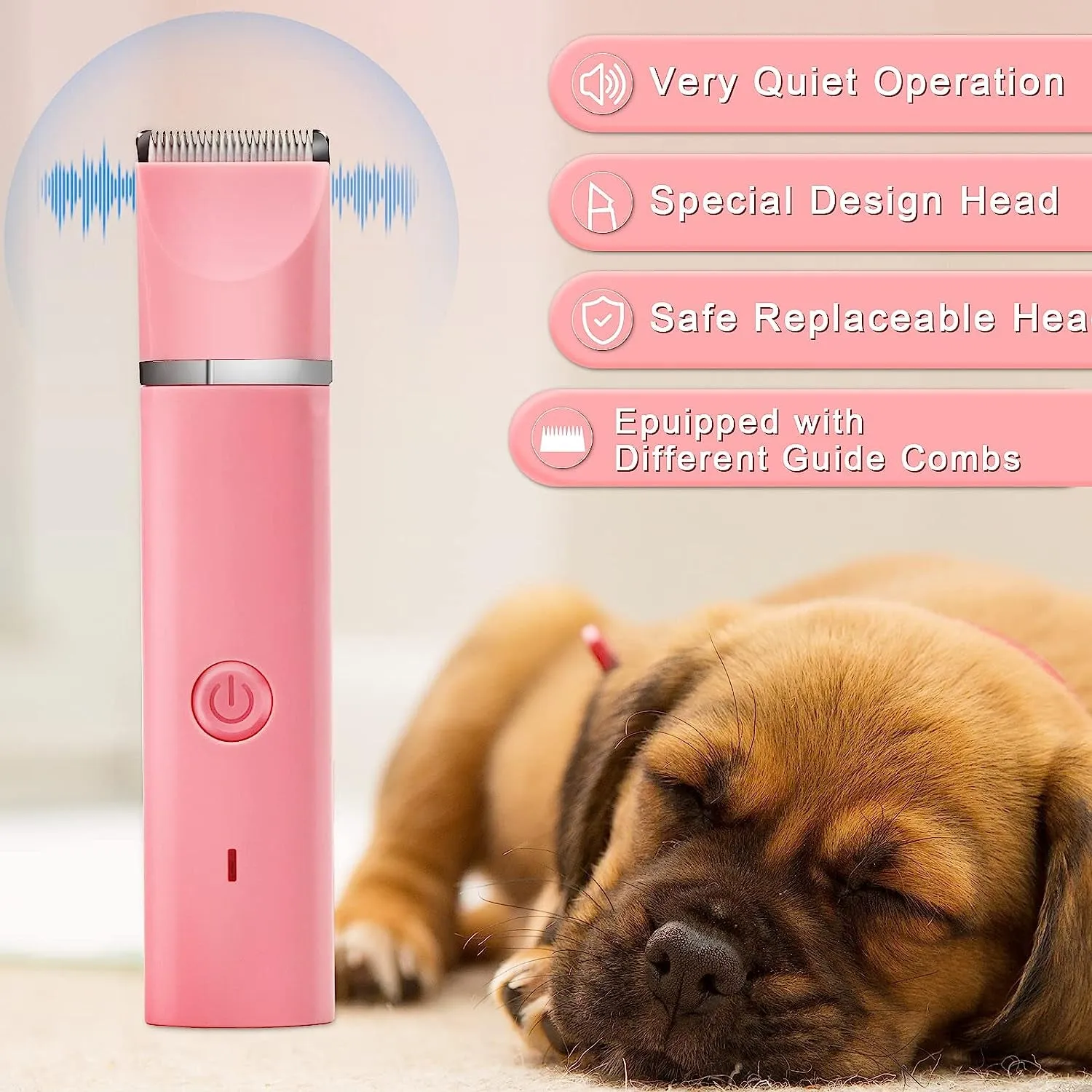 Quiet Rechargeable Pet Grooming Kit