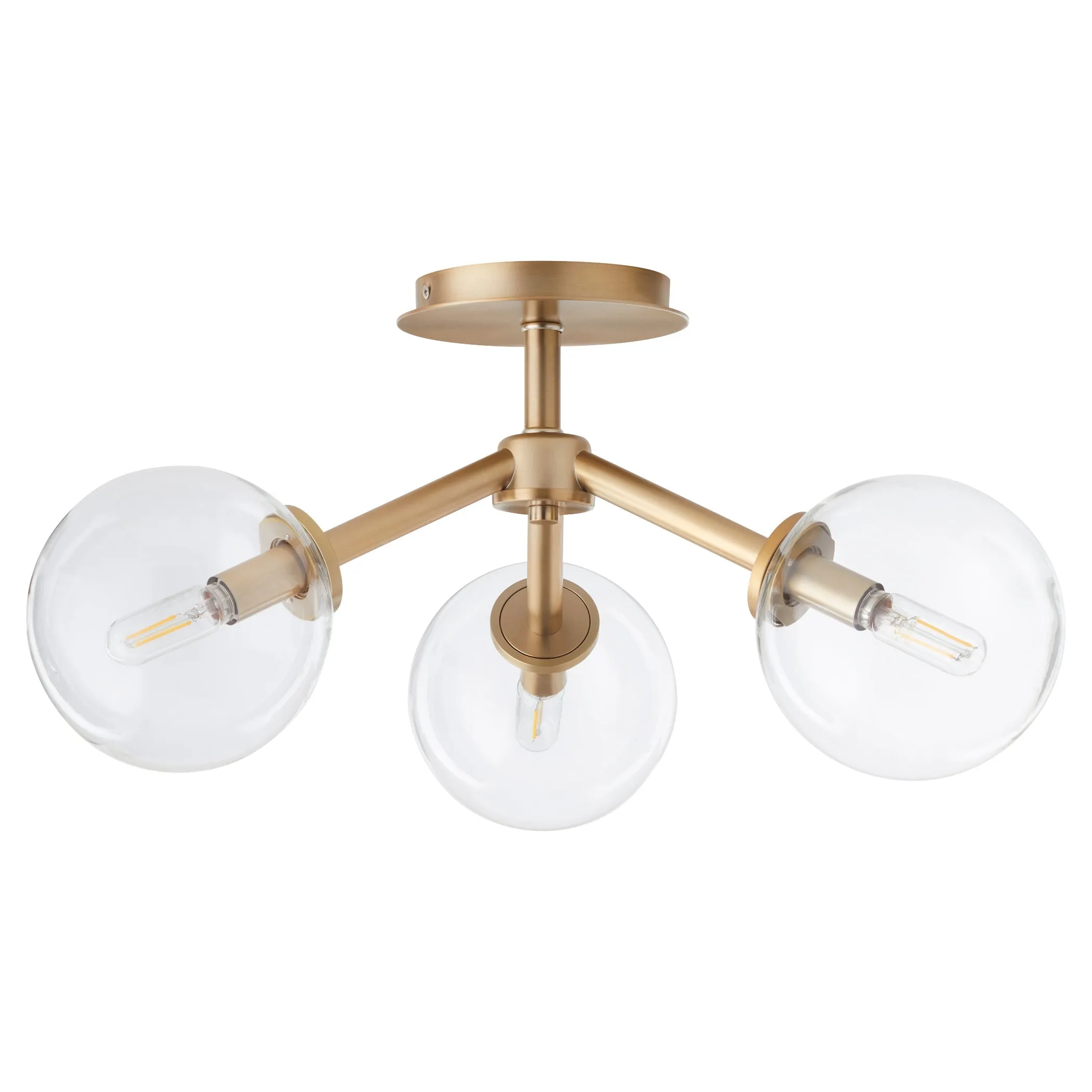 Quorum Rovi 3132-21-80 Ceiling Mount - Aged Brass